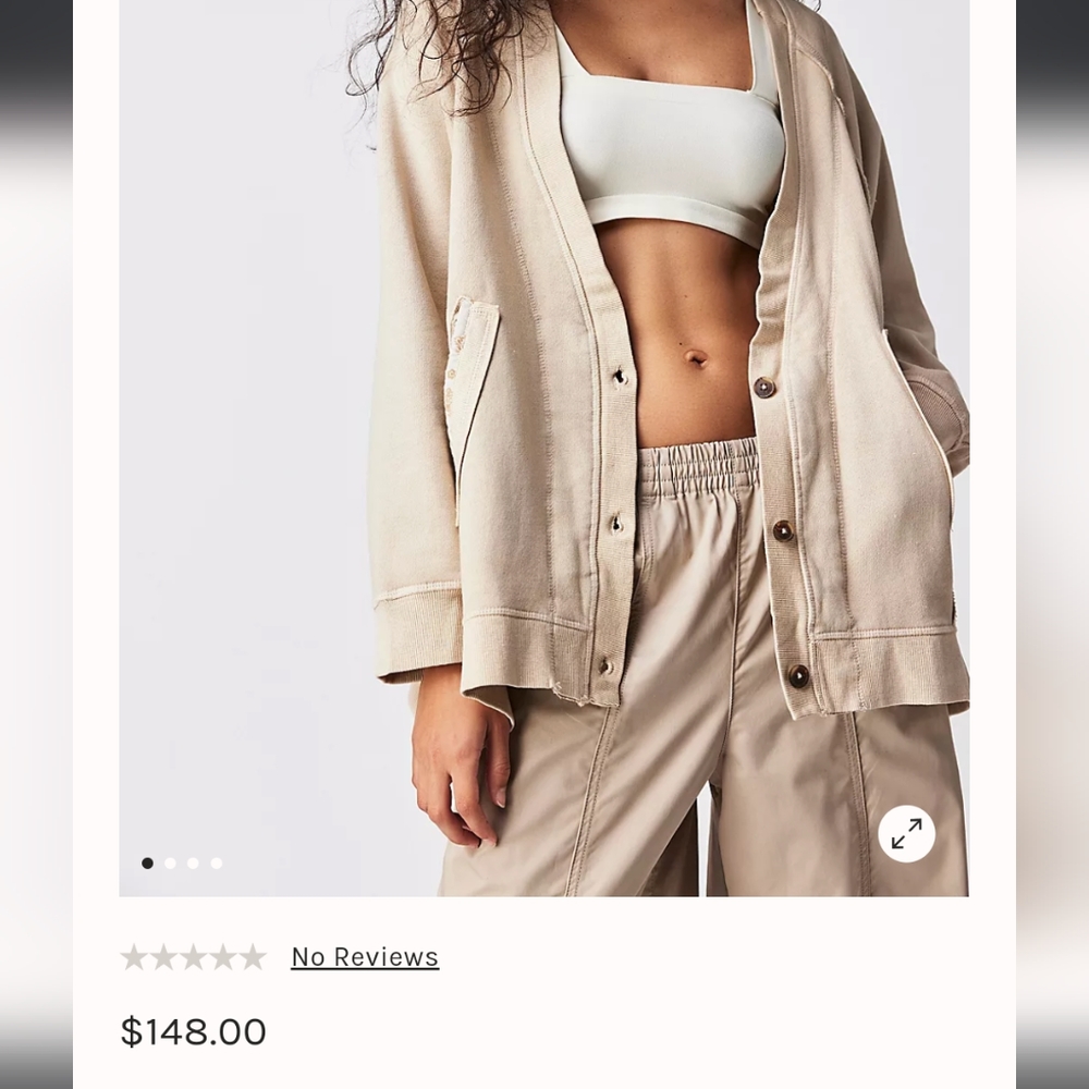 NWT we the free round about grandpa cardi